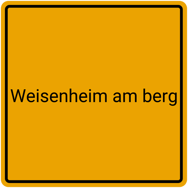 Meldebestätigung Weisenheim am Berg